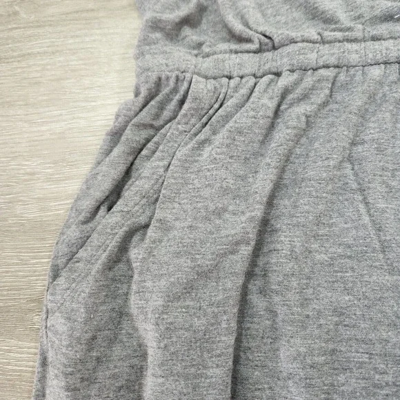Aerie Jumpsuit Gray Drawstring Pockets Jogger Soft Loungewear Women's Size Large - Picture 6 of 12